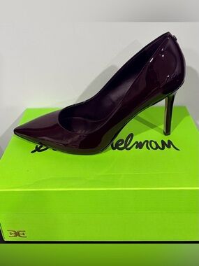 Sam Edelman Women's Hazel Pumps | color: Rich Chocolate Patent | 8M